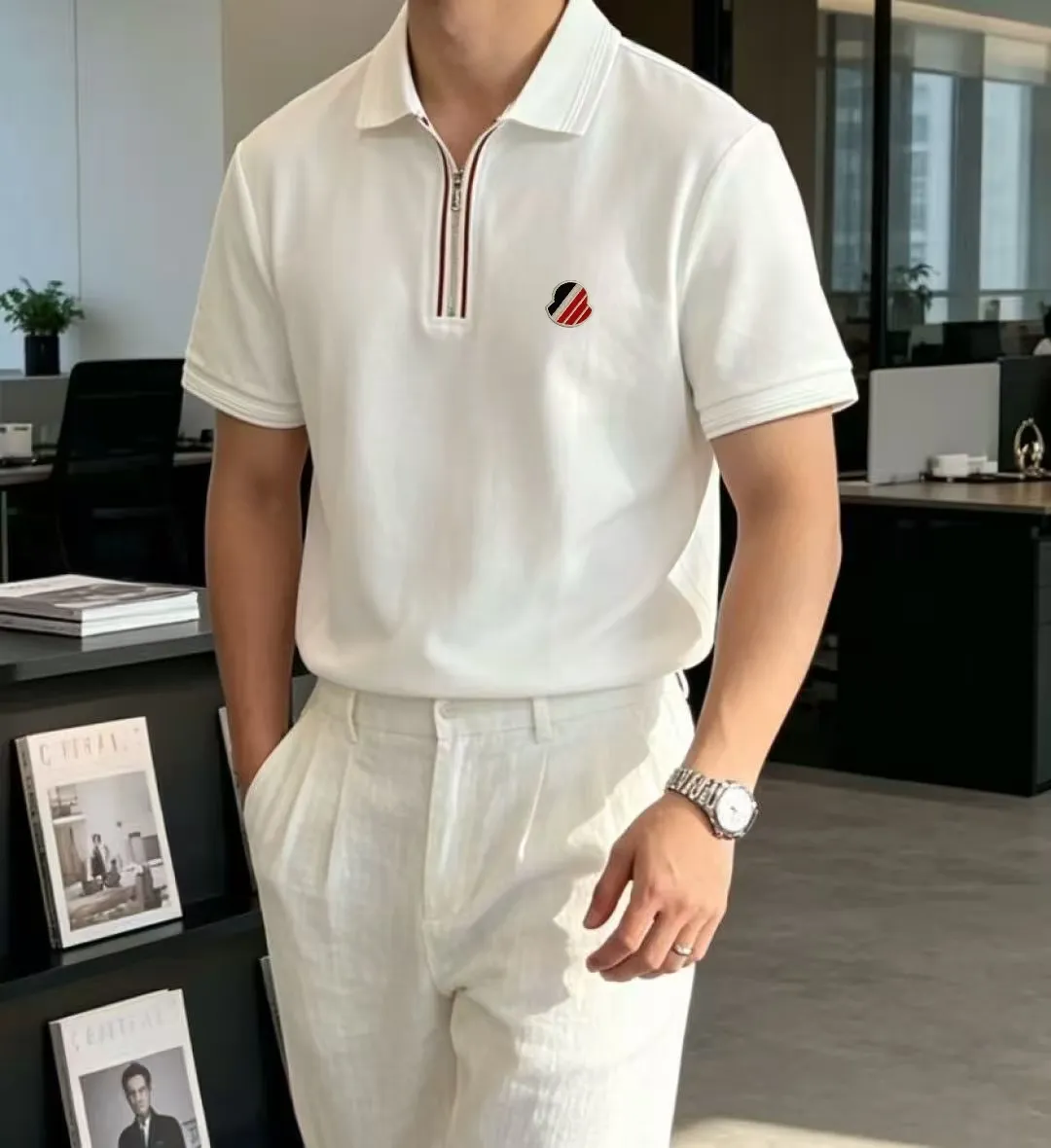 P125， 2026 Classic Versatile Polo T Breathable ！ ， ！ ！ ！Size：M-4XL